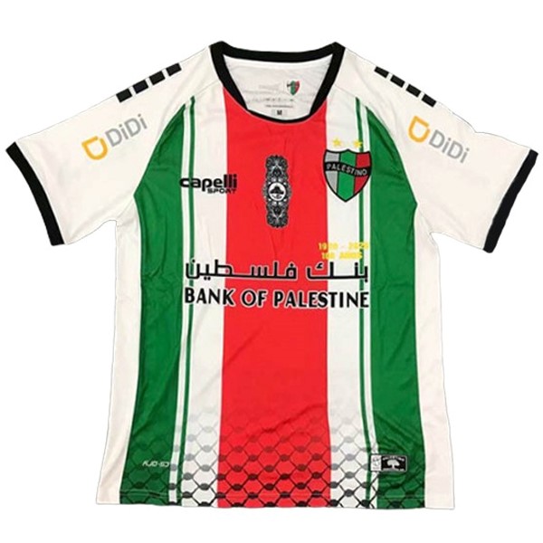 Tailandia Camiseta CD Palestino Replica Segunda Ropa 2020/21 Blanco